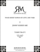 Four Short Songs of Love and Time #1: Jenny Kissed Me SATB choral sheet music cover